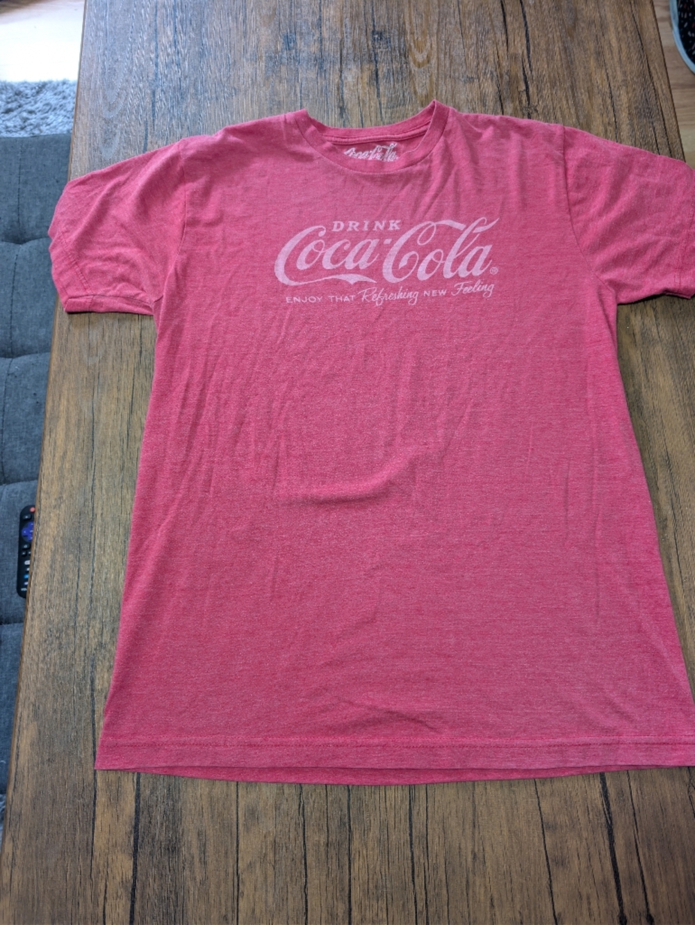 Coca-Cola Pink Graphic Tee. Size M